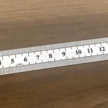 Steel ruler 0-150mm thick metric measuring tool double-sided stainless steel dual-purpose scale ruler