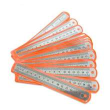 Steel ruler 0-150mm thick metric measuring tool double-sided stainless steel dual-purpose scale ruler
