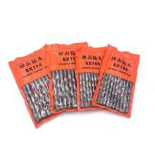 Alloy impact electric hammer drill factory direct triangle straight shank twist wall cement concrete pistol drill bit
