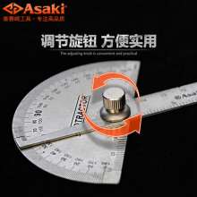 Yasaiqi Stainless Steel Angle Ruler. 2587 200mm Woodworking Indexing Gauge Thicken Measuring Angle Angle Ruler. Angle Ruler
