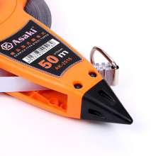 Yasaiqi frame glass fiber steel tape measure. Insert ruler. Portable plastic soft leather tape measure 30 meters 50 meters engineering wear-resistant and portable 2515 2516