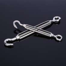 304 open body screw turnbuckle screw 304 stainless steel turntable bolt wire rope tightener open body turnbuckle