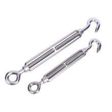 304 open body screw turnbuckle screw 304 stainless steel turntable bolt wire rope tightener open body turnbuckle