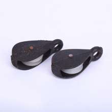 Hoisting pulley Double-wheeled hoisting pulley ABS plastic pulley Multi-size ring-type hoisting pulley Multi-roller pulley