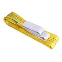 3T lifting belt with rope double buckle flat industrial lifting belt 3t ton synthetic fiber sling