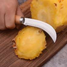 Fruit Cutting Scimitar Wooden Handle Pineapple Scimitar Banana Knife Fruit Pineapple Special Scimitar Sickle Fruit Knife Factory Outlet