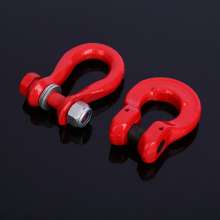 Chain shackle claw horn safety hook turn neck hook ohm ring bow shackle lifting high-strength chain buckle