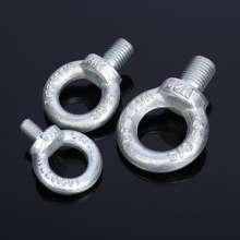 Eye bolts, galvanized, extended eye screws, multiple specifications can be customized, eye bolts, eye screws factory