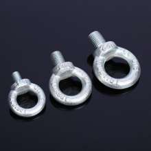 Eye bolts, galvanized, extended eye screws, multiple specifications can be customized, eye bolts, eye screws factory