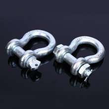 Bow shackle, alloy steel, complete specifications, die forging, hoisting, horseshoe shackle, high-strength buckle accessories