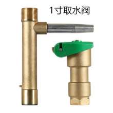 6 points 1 inch brass quick water intake valve brass green water intake garden water intake hydrant water intake valve key sprinkler hydrant