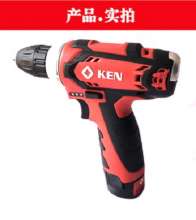 KEN Ruiqi 12V lithium electric drill BL6113-20S single-speed rechargeable electric hand drill. Household pistol drill screwdriver. Electric drill. Hand electric drill