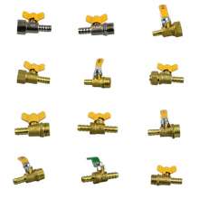 Copper ball valve for gas, gas valve, natural gas water heater ball valve, straight-through valve with inner and outer wire, factory direct sales