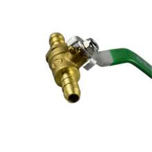 Copper ball valve for gas, gas valve, natural gas water heater ball valve, straight-through valve with inner and outer wire, factory direct sales