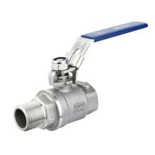 304 internal and external wire ball valve stainless steel two-piece water valve switch internal and external thread 4 points/6 points/1 inch