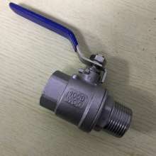 304 internal and external wire ball valve stainless steel two-piece water valve switch internal and external thread 4 points/6 points/1 inch