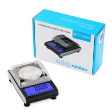 High-precision jewelry scale. Electronic scale. 50g/0.001g gold jewelry carat scale. Precision experimental milligram scale. Small bench scale