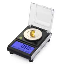 High-precision jewelry scale. Electronic scale. 50g/0.001g gold jewelry carat scale. Precision experimental milligram scale. Small bench scale