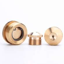 All copper 6 points 1 inch atomizing nozzle for coal mine site dust removal and cooling dust-proof spray nozzle water atomization fine mist nozzle
