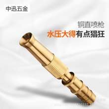Direct spray gun, multi-function watering, gardening and gardening, copper shower, high pressure car wash, household cleaning, car brush, nozzle