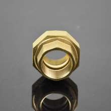 Double inner wire copper union inner thread union direct water pipe water meter joint 1 point 2 points 3 points 4 points 6 points 1 inch 2 inch