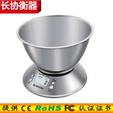 Household stainless steel high-precision kitchen scale. Scale. Detachable tray food and medicinal baking multifunctional electronic scale