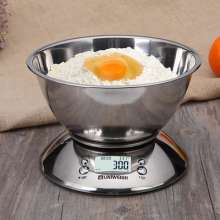 Household stainless steel high-precision kitchen scale. Scale. Detachable tray food and medicinal baking multifunctional electronic scale