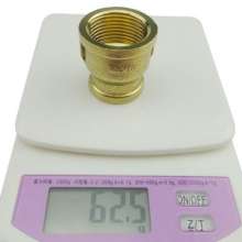 Copper connector 3/4"x1/2" reduced diameter copper pipe ancient 6 points inner wire to 4 points inner wire, copper is directly supplied by the manufacturer