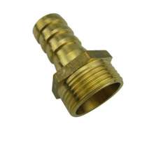 Copper 6-point outer wire pagoda joint 8mm outer wire pagoda nozzle butt straight through thickened water pipe joint factory direct sales