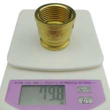 All copper thickened 1 inch to 6 points copper pipe ancient 1 inch inner wire to 6 points inner wire copper direct water pipe straight copper joint