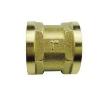 1 inch inner tooth copper pipe ancient direct double-end internal connection straight water pipe joint plumbing pipe fittings factory direct sales