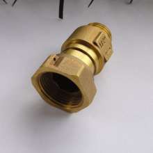 Zhongshuai brass water meter telescopic check valve all copper water meter front live connection check valve inner and outer wire check valve front valve