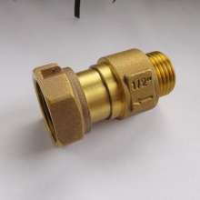 Zhongshuai brass water meter telescopic check valve all copper water meter front live connection check valve inner and outer wire check valve front valve