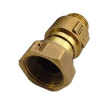 Zhongshuai brass water meter telescopic check valve all copper water meter front live connection check valve inner and outer wire check valve front valve