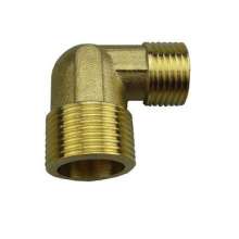 6 points outer wire to 4 points outer wire elbow, reducer double outer wire copper joint, copper elbow, 90 degree right angle elbow with outer teeth