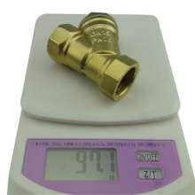 All copper Y-type filter filter valve Y-type copper tap water filter 4 points 6 points 1 inch plumbing fittings filter