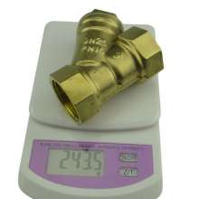 All copper Y-type filter filter valve Y-type copper tap water filter 4 points 6 points 1 inch plumbing fittings filter