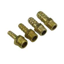 All copper 2 points outer wire pagoda joint straight butt joint outer tooth pagoda joint water pipe gas joint factory direct sales