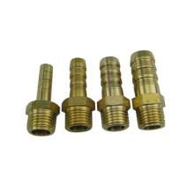 All copper 2 points outer wire pagoda joint straight butt joint outer tooth pagoda joint water pipe gas joint factory direct sales