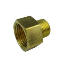 Copper inner and outer wire direct equal diameter reducing reducer joint 4 points change 3 points inner and outer teeth joint copper direct straight through