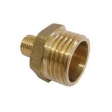 4 points to 1 point copper variable diameter to wire 4 points outer wire to 1 point outer thread water pipe direct straight joint manufacturer spot