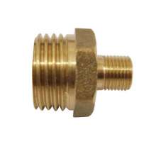 4 points to 1 point copper variable diameter to wire 4 points outer wire to 1 point outer thread water pipe direct straight joint manufacturer spot