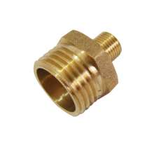 4 points to 1 point copper variable diameter to wire 4 points outer wire to 1 point outer thread water pipe direct straight joint manufacturer spot
