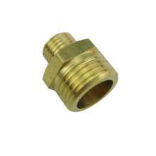 Thicken 4 points to 2 points copper variable diameter to the wire, copper outer teeth directly butt through the outer wire connector factory direct sales