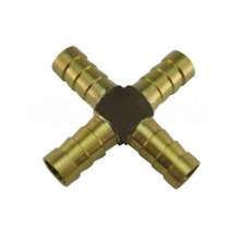 Copper four-way pagoda joint cross four-pronged T-shaped copper joint gas pipe joint water pipe hose directly through