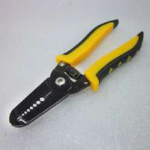 Supply aggravated and thickened two-color handle multi-function wire stripper electrician's wire stripper hardware tools