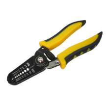 Supply aggravated and thickened two-color handle multi-function wire stripper electrician's wire stripper hardware tools