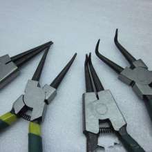 Supply 7 inch retaining ring pliers, spring pliers, high carbon steel, circlip pliers for straight nose shaft