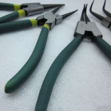 Supply 7 inch retaining ring pliers, spring pliers, high carbon steel, circlip pliers for straight nose shaft