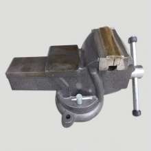 5 inch heavy duty bench vise with anvil, high carbon steel vise, crimping, tightening, end cutting, rolling